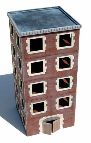 LAOGCB005 Modular Five Story City Building 28mm Scale Main Image