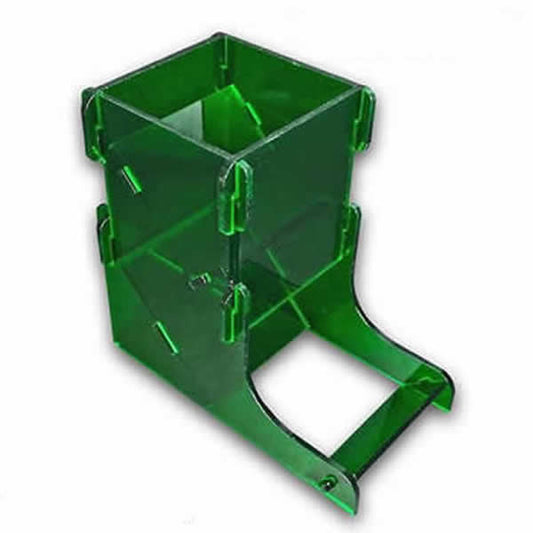 LAOGMG084TGR Dice Tower (Transparent Green) Litko Game Accessories Main Image