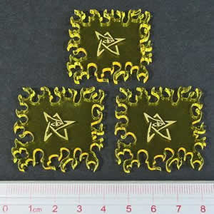 LAOGMG094TYL Cthulhu Flame Template by Litko Game Accessories Main Image