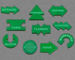 LAOTS038GRN Command Token Set (Green - Set of 10) by Litko Main Image