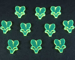 LAOTS063FGR Alien Skull Tokens (10) Litko Main Image