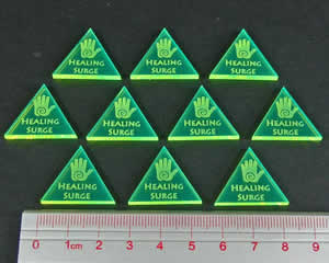 LAOTS209FGR Healing Surge Tokens (10) Condition Markers Main Image