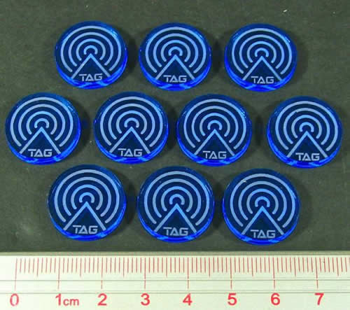 LAOTS390FBL Net Hacker Tag Game Tokens (10) Litko Games Main Image