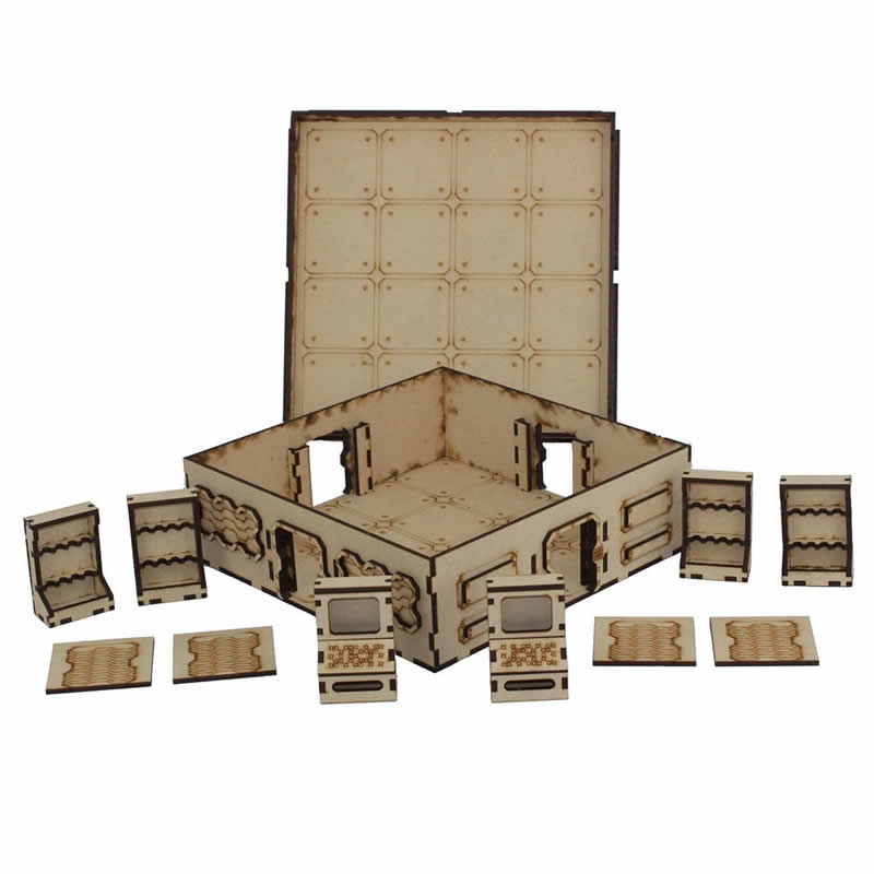LCW1321 The Armory 8 x 8 Fortified Terrain Building Laser Craft Main Image