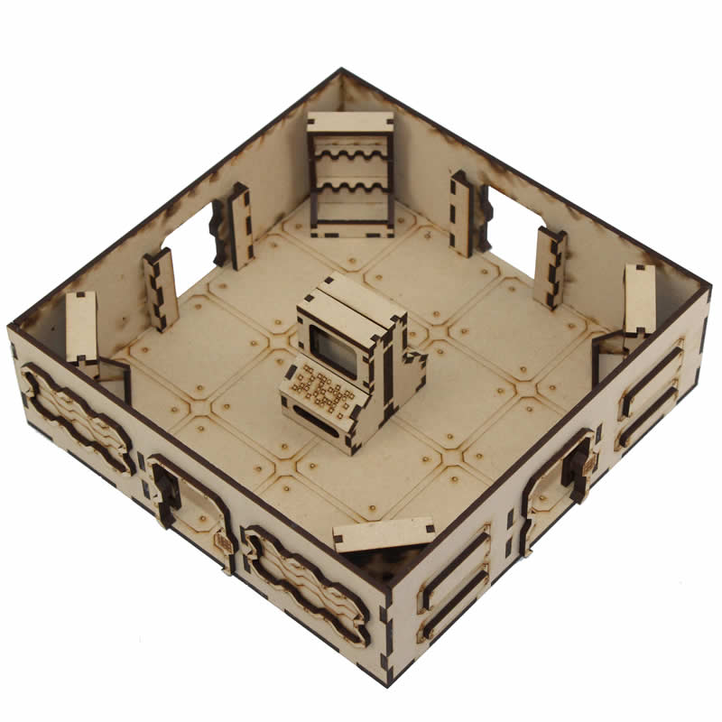 LCW1321 The Armory 8 x 8 Fortified Terrain Building Laser Craft 4th Image