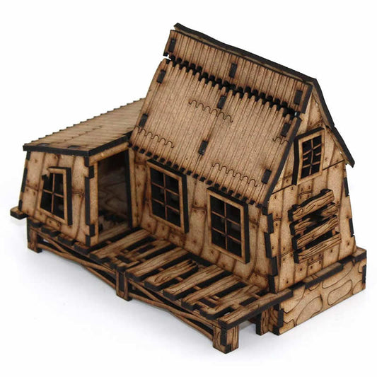 LCW2215 The Parvis House Building 28mm Scale Miniature Terrain Laser Craft Main Image