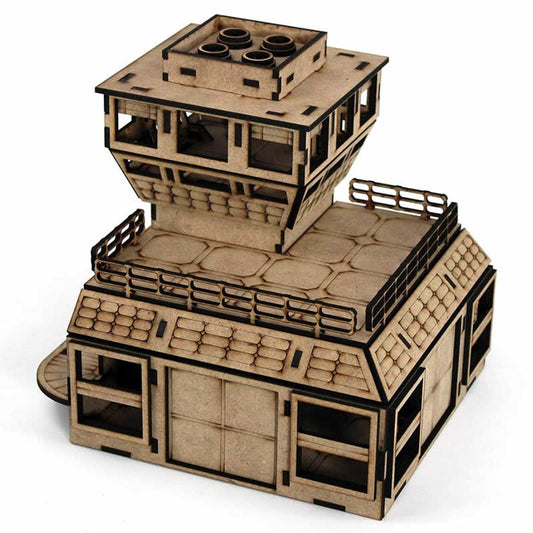 LCW2635 Command Center for Heavy Industry Building 28mm Scale Miniature Terrain Main Image