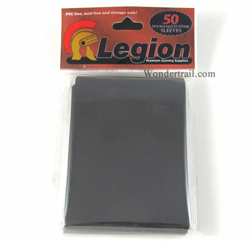 LGNBLKDMT Double Matte Sleeves (50) by Legion Supplies Main Image