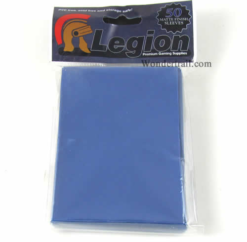 LGNBLUMAT Matte Blue Sleeeves (50) by Legion Supplies Main Image