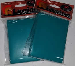 LGNTELDMT Deck Protector Double Matte Teal Sleeves (50) Legion Main Image