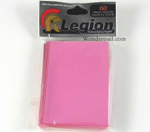 LGNYGOPNK Pink Small Sleeves (60) by Legion Supplies Main Image