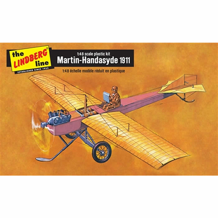 LINHL504 1911 Martin Handasyde 1/48 Scale Plastic Model Kit Lindberg Main Image