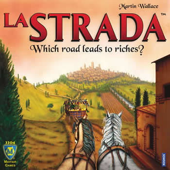 MFG3304 La Strada Board Game by Mayfair Games Main Image
