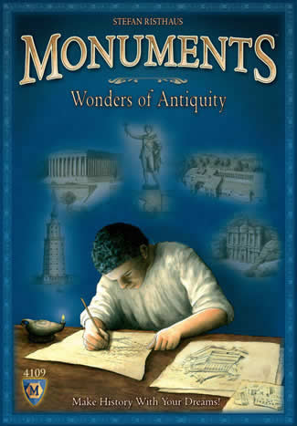 MFG4109 Monuments Wonders of Antiquity Board Game Main Image