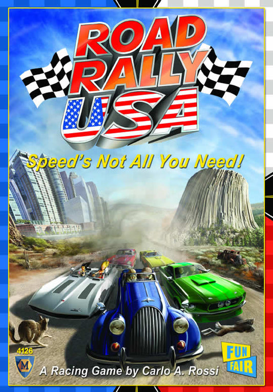 MFG4126 Road Rally USA Game Mayfair Games Main Image