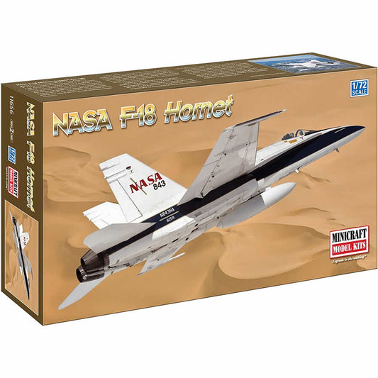 MIC11656 F-18A with Nasa Markings 1/72 Scale Plastic Model Kit Minicraft
