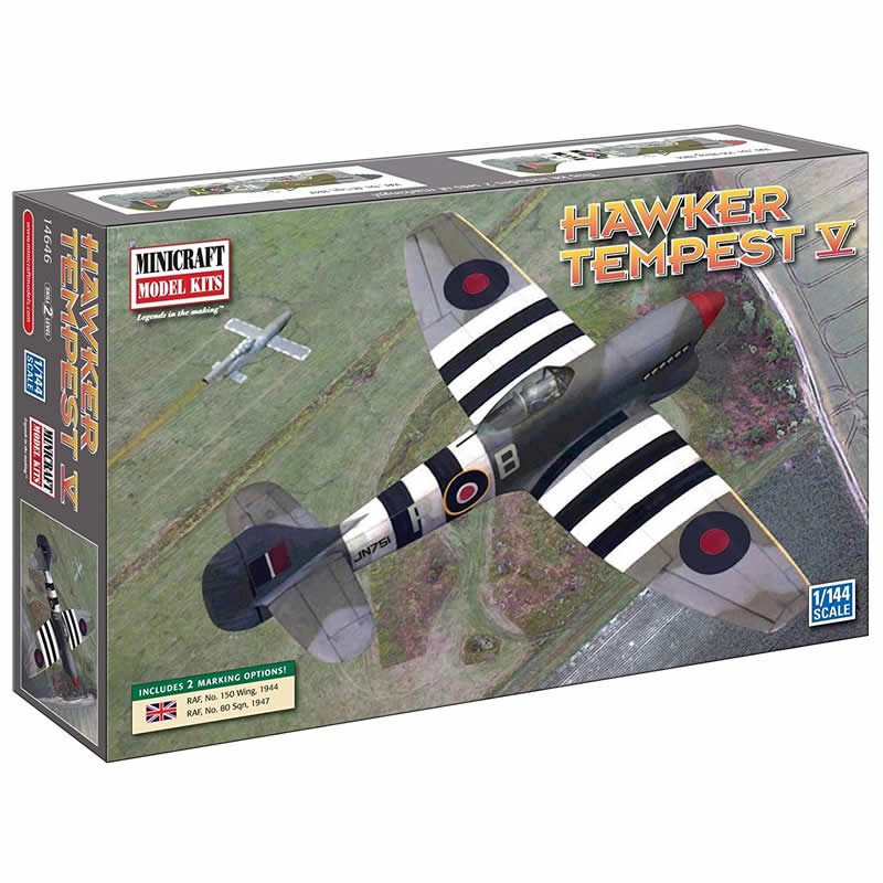 MIC14646 Hawker Tempest 1/144 Scale Plastic Model Kit Minicraft Main Image