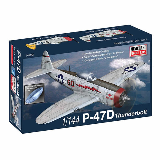 MIC14722 P47D Thunderbolt 144 Scale Plastic Model Kit Minicraft Main Image