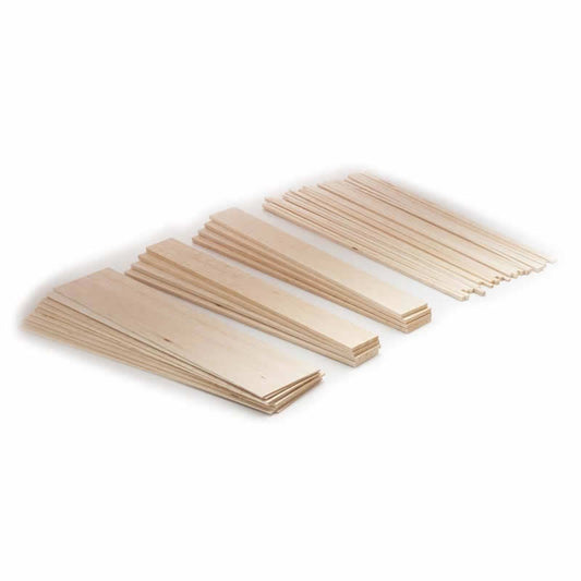 MID0030 Balsa Craft Pack Various Sizes And Shapes Main Image