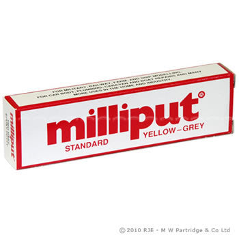 MILSTANDARD Standard Epoxy Putty - Yellow-Grey - 4 oz by Milliput Main Image