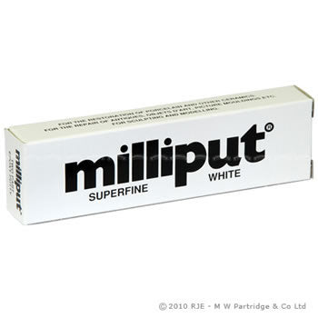 MILWHITE Superfine White Epoxy Putty - 4 oz Main Image