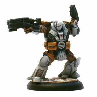 MMA011 Commissar - USCR - MERCS by Dynamic Gaming Miniatures Main Image