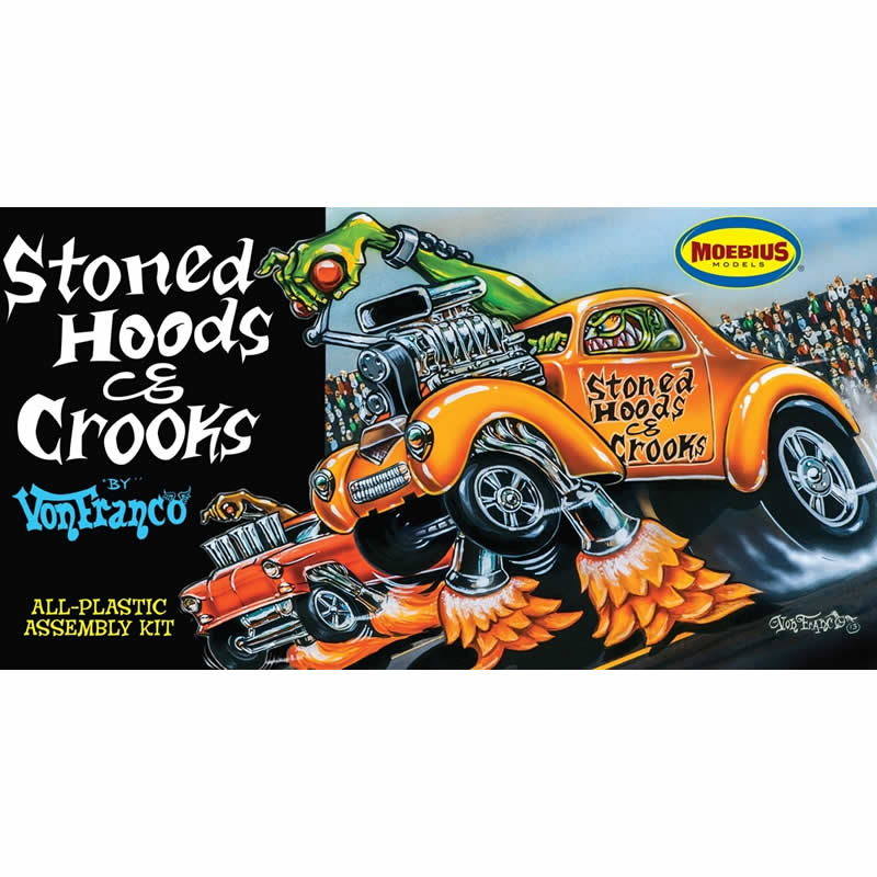 MOE1209 Stoned Hoods and Crooks 1/25 Scale Plastic Model Kit Moebius Main Image