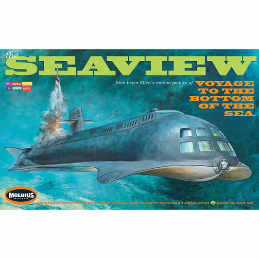 MOE708 Seaview Submarine 8 Window 39 Inch Plastic Model Kit Moebius Main Image