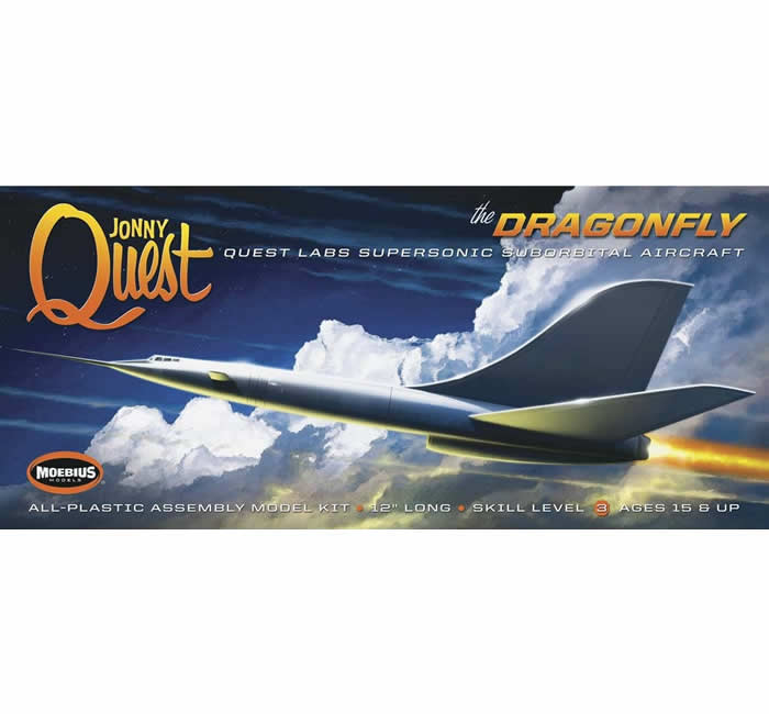 MOE946 Jonny Quest The Dragonfly Plastic Model Kit Moebius Models Main Image