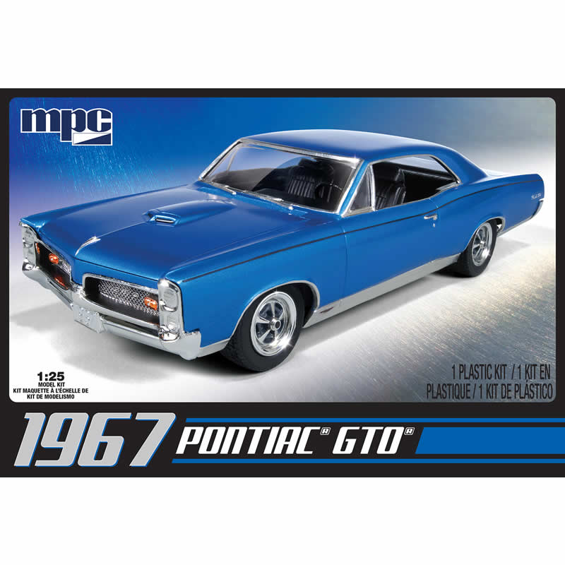 MPC71012 Pontiac 1967 GTO 1/25 Scale Plastic Model Kit MPC Main Image