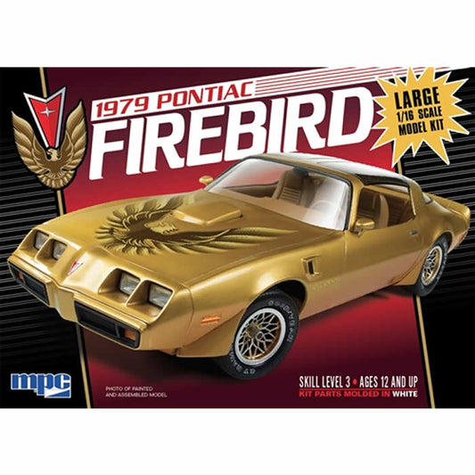 MPC86206 1979 Pontiac Firebird 1/16 Scale Plastic Model Kit MPC Models Main Image