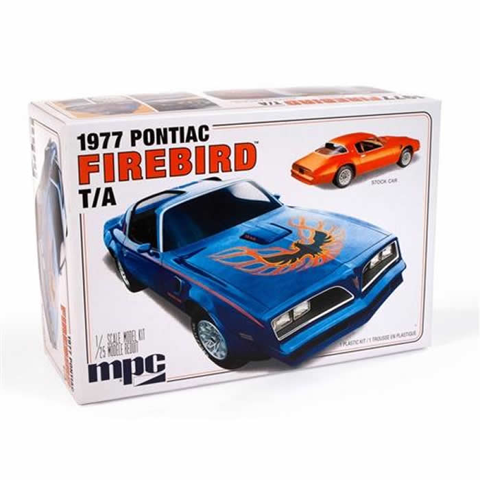 MPC91612 Pontiac 1977 Firebird 1/25 Scale Plastic Model Kit MPC Main Image