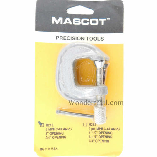 MPT210 2 Mini C Clamps Mascot Precision Tools Main Image