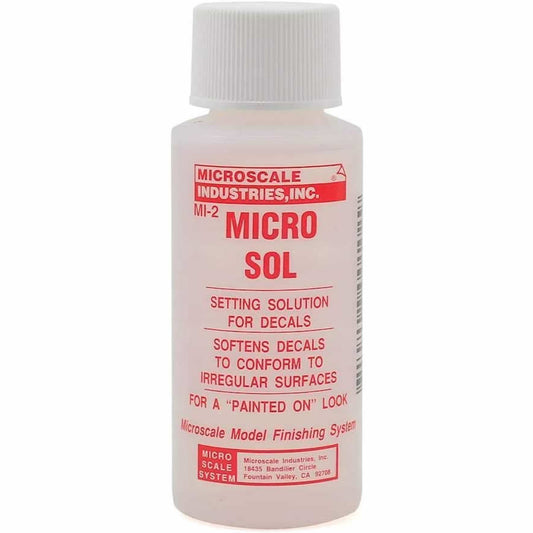 MSM2 Micro-Sol Decal Setting Solution for Decals 1oz (1) Microscale Industries