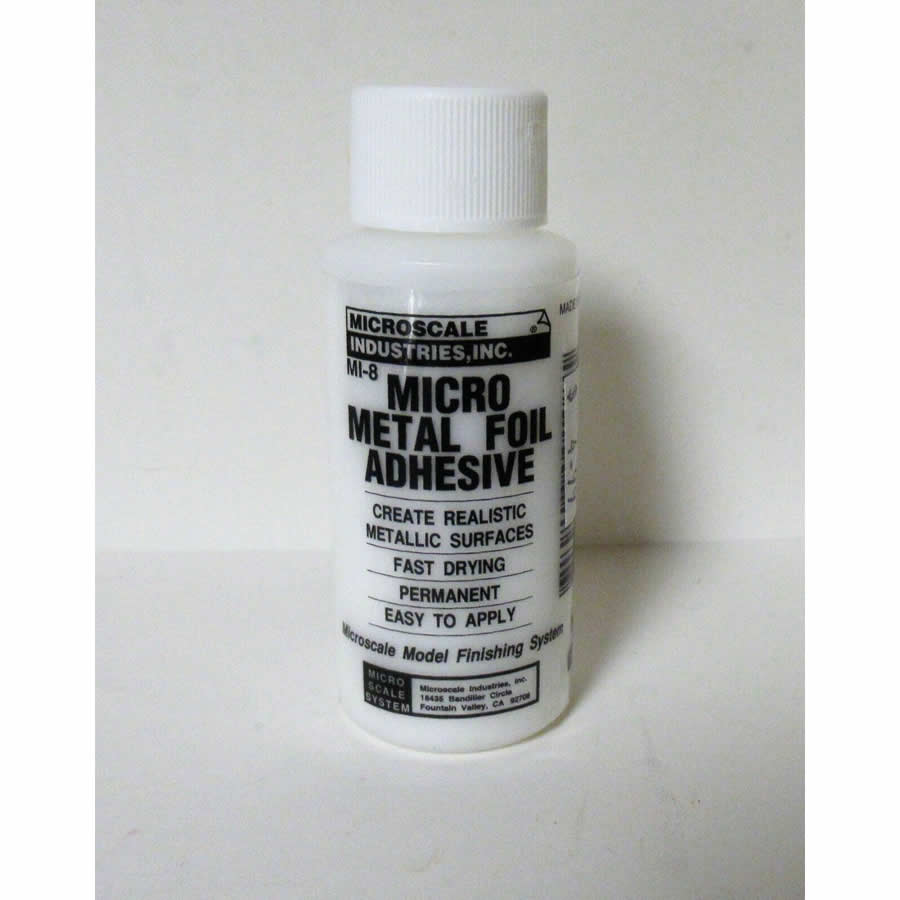 MSM8 Micro Metal Foil Adhesive 1oz Bottle Microscale