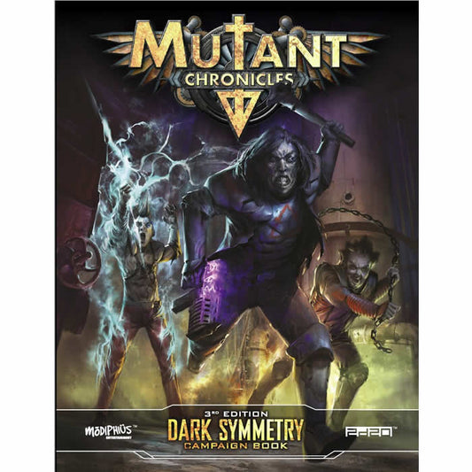 MUH050002 Dark Symmetry Mutant Chronicles RPG Campaign Book Modiphius Main Image