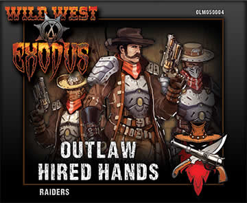 OLM050004 Hired Hands Raiders Outlaw Box Set Wild West Exodus Main Image