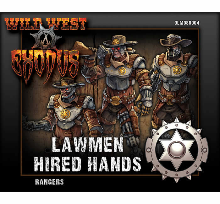 OLM080004 Lawmen Ranger Box Set Hired Hands Outlaw Miniatures Main Image