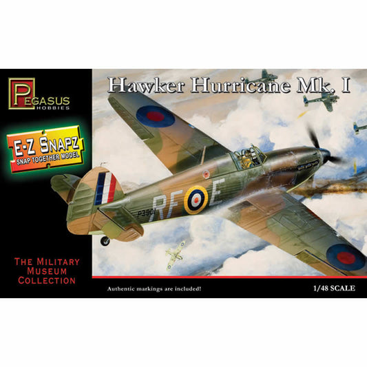 PEG8411 Hawker Hurricane MK.I 1/48 Scale Plastic Model Kit Pegasus Hobbies Main Image