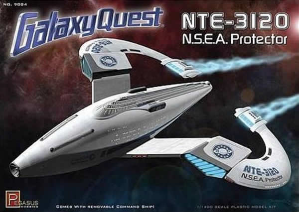 PEG9004 Galaxy Quest NTE-3120 N.S.E.A. Protector Plastic Model Kit Pegasus Main Image