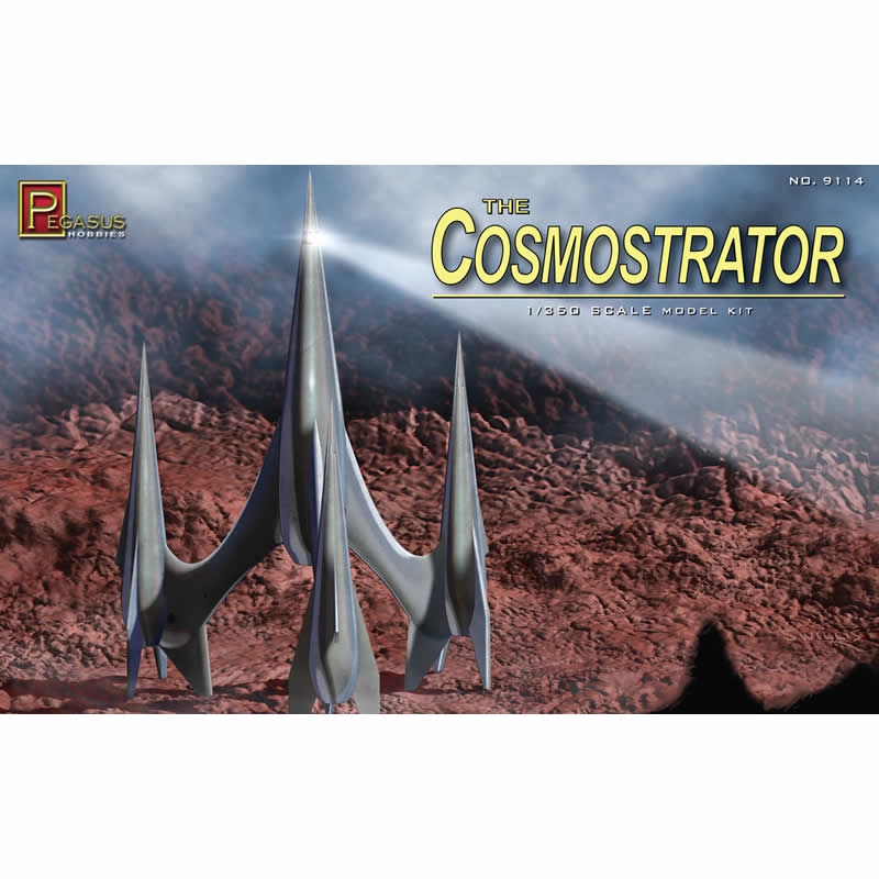 PEG9114 The Cosmostrator 1/350 Scale Plastic Model Kit Pegasus Hobbies Main Image