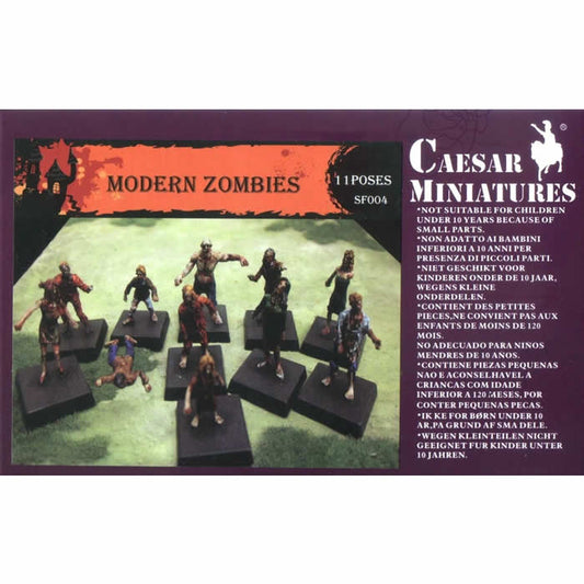 PEGSF004 Modern Zombies 1/72 Scale Miniatures Pegasus Hobbies Main Image