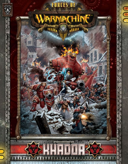 PIP1025 Forces of Khador MK II Softcover Rule Book Warmachine Main Image
