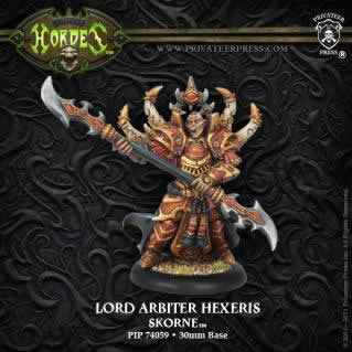 PIP74059 Lord Arbiter Hexeris Warlock Skorne Hordes Main Image