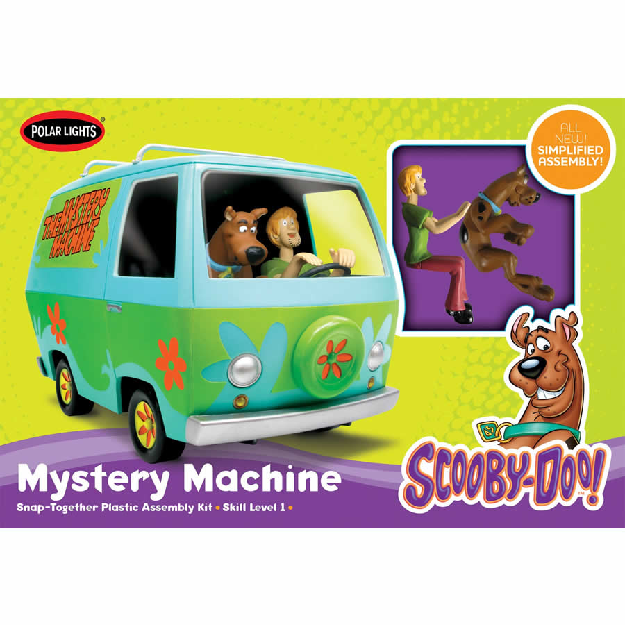 PLL90112 Scooby Doo Mystery Machine 1/25 Scale Plastic Model Kit Polar Lights Main Image