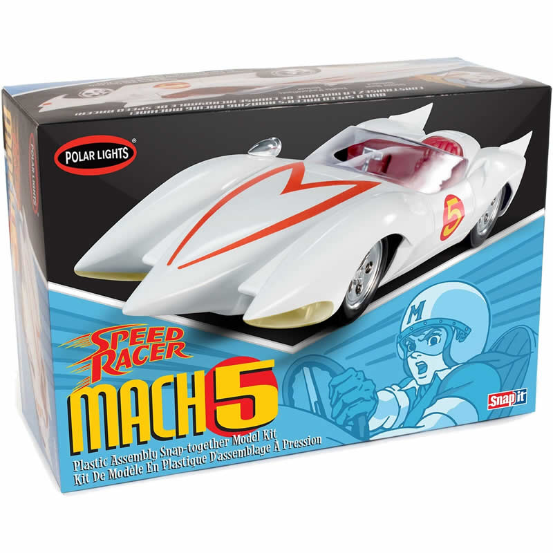 PLL98112 Speed Racer Mach V 1/25 Scale Plastic Model Kit Polar Lights Main Image