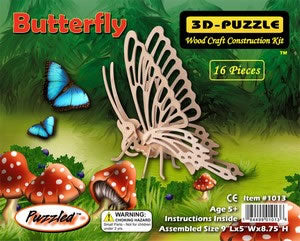 PUZ1013 Butterfly 3D Puzzle by Puzzled Inc Main Image