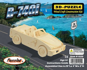 PUZ1020 B-740I Small 3D Puzzle by Puzzled Inc Main Image
