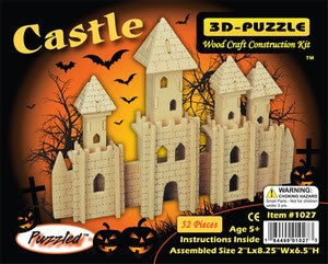PUZ1027 Castle 3D Wooden Puzzle by Puzzled Inc Main Image