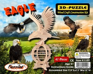 PUZ1109 Eagle 3D Wooden Puzzle Main Image